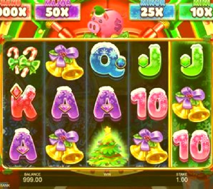 Bigger Piggy Christmas Bank slot