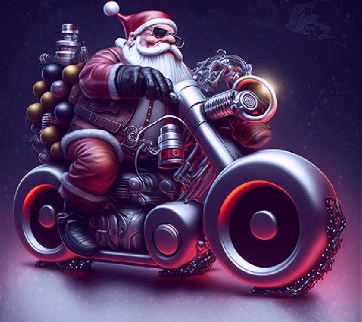 Biker Santa: Bells Angels Scratch online slot