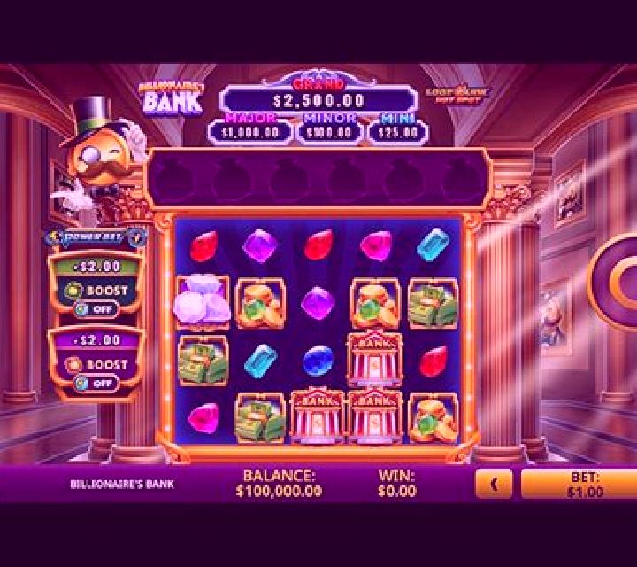 Billionaire s Bank X 1000 slot machine