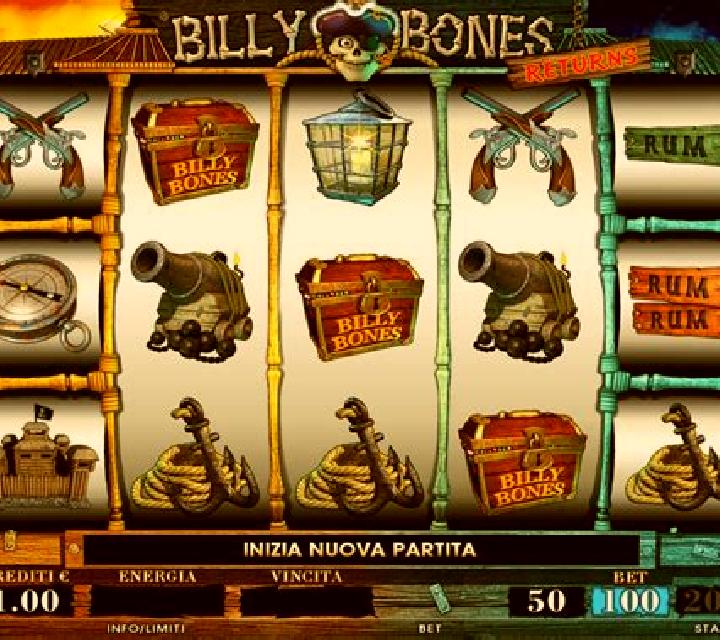 Billy Bones Returns slot game