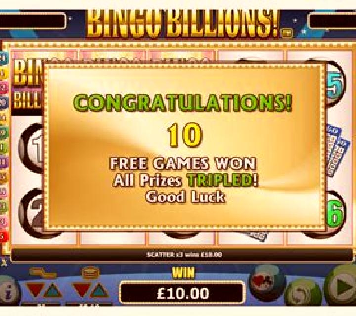Bingo Billions Dice slot game