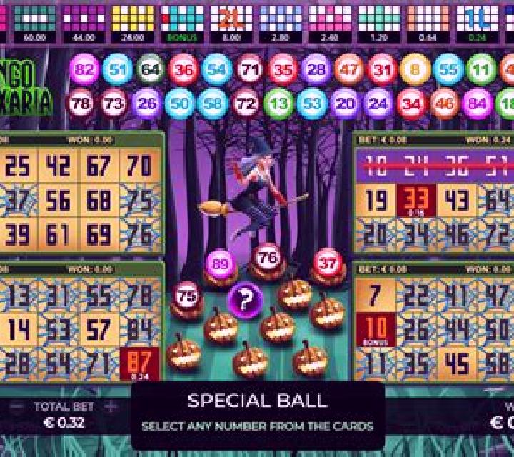 Bingo Bruxaria slot machine