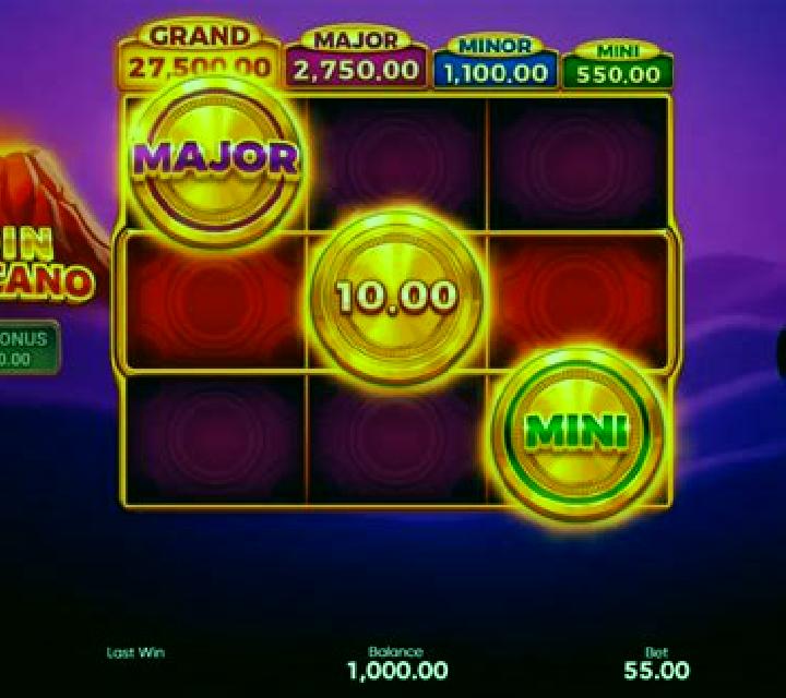 Bingo Volcano slot game
