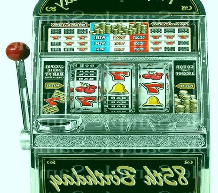 Birthday slot machine