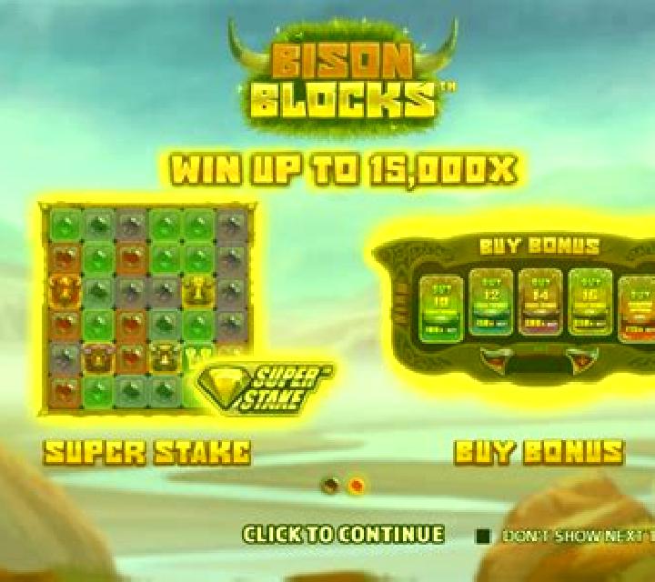 Bison Blocks slot machine