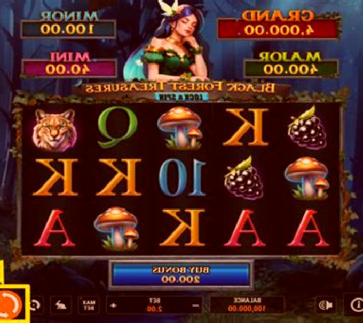 Black Forest Treasures Lock and Spin slot