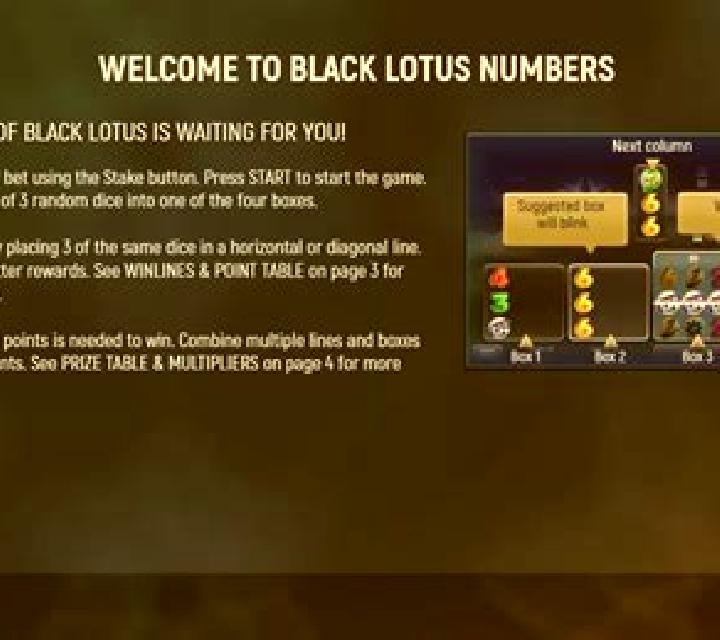 Black Lotus Numbers slot