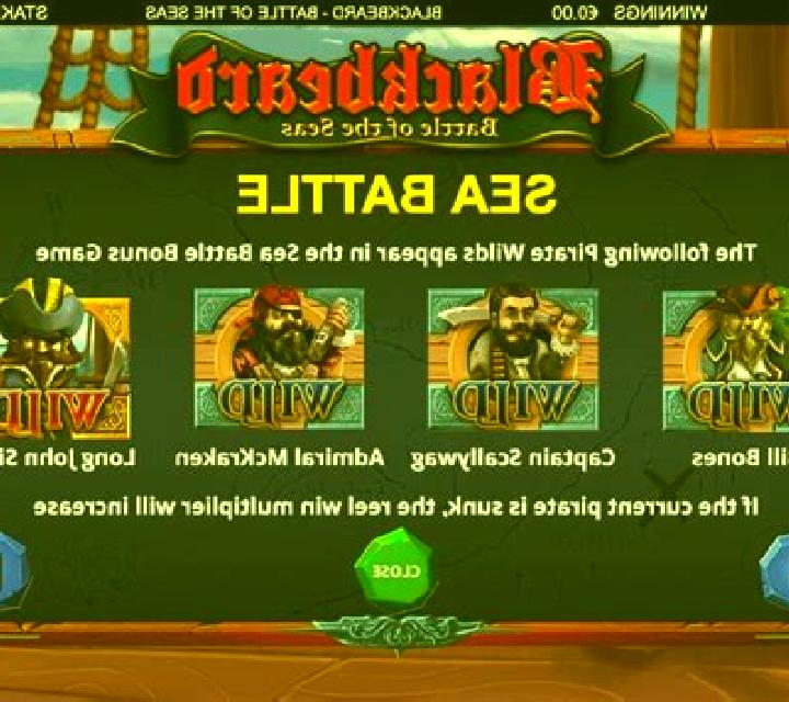 Blackbeard Battle Of The Seas slot game