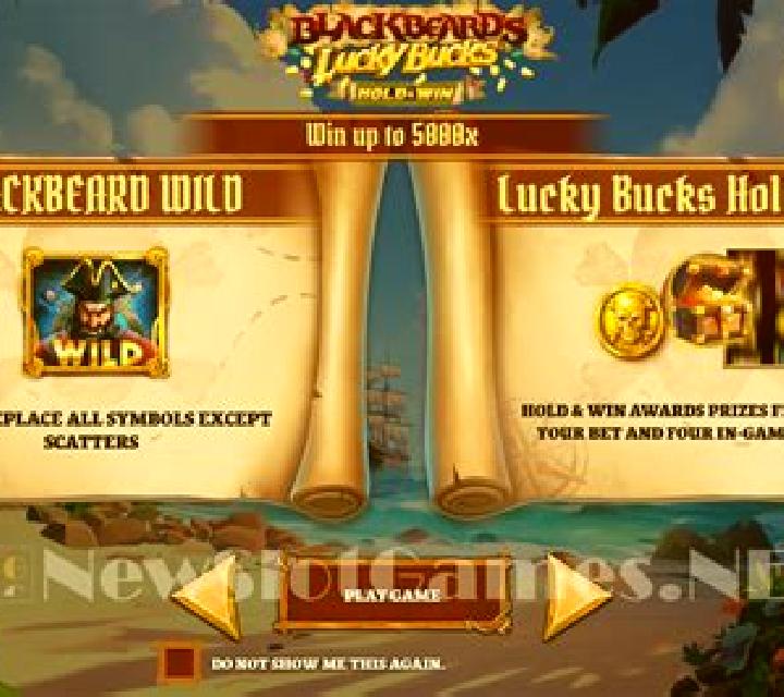 Blackbeard s Lucky Bucks slot