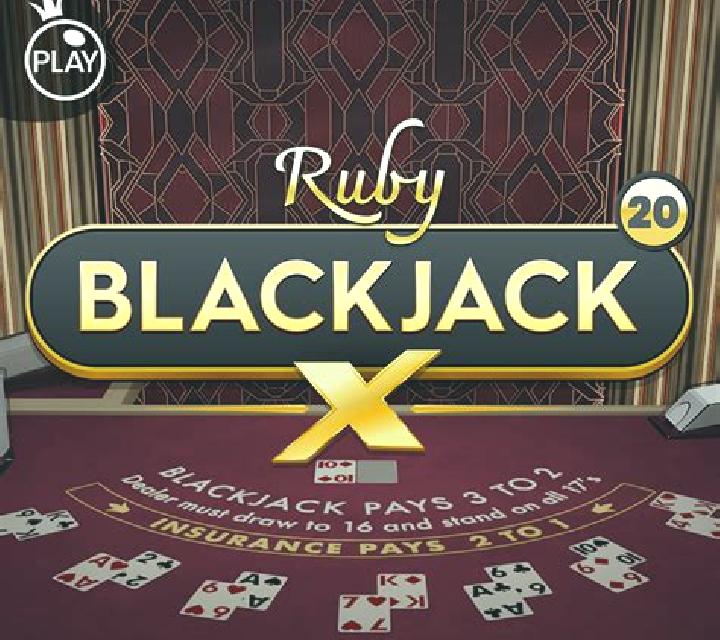 Blackjack Ruby (NetEnt) slot game