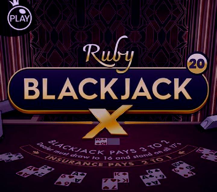 Blackjack Ruby (NetEnt) slot machine