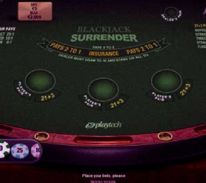 Blackjack Surrender (Playtech Origins) online slot