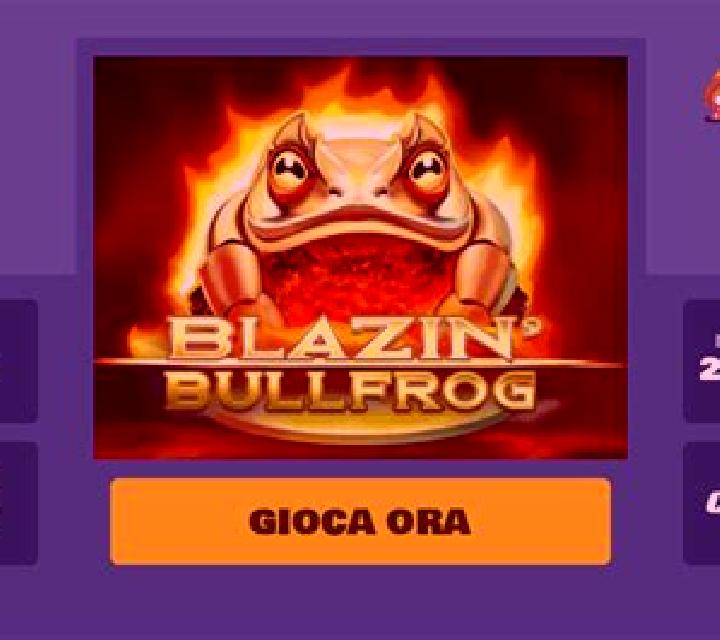Blazin Bullfrog slot machine