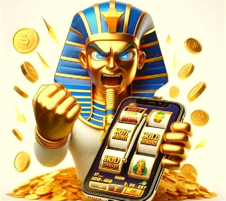 Blazin Fruit Pharaoh FlameLink slot machine
