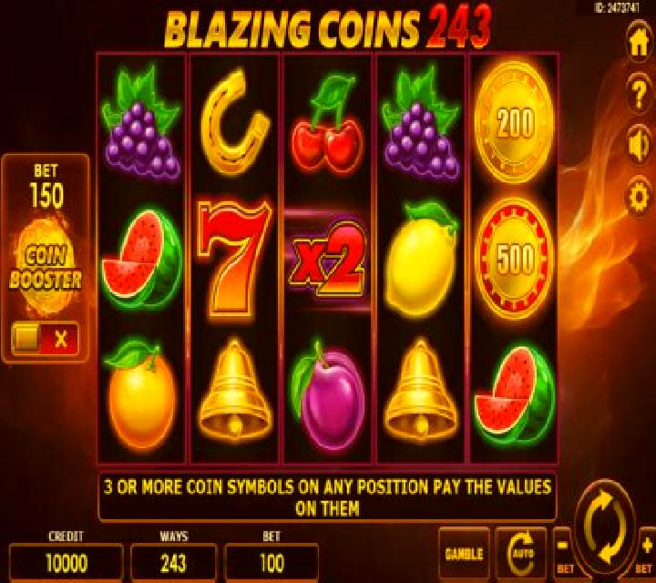 Blazing Coins 243 slot game
