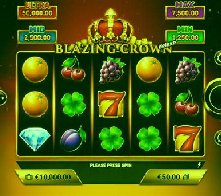 Blazing Crown Deluxe slot