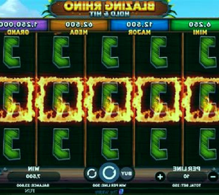 Blazing Rhino Hold & Hit slot machine
