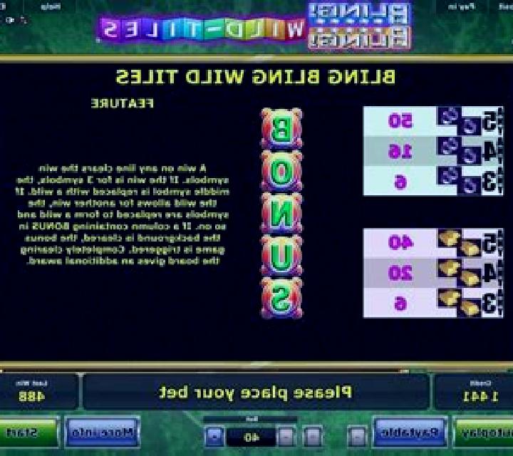 Bling Bling Wild Tiles slot game