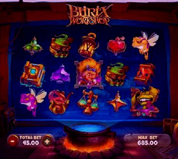 Blirix Workshop slot machine
