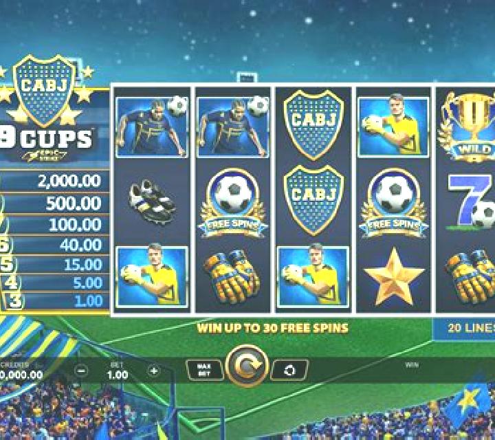 Boca 9 Cups Epic Strike slot game