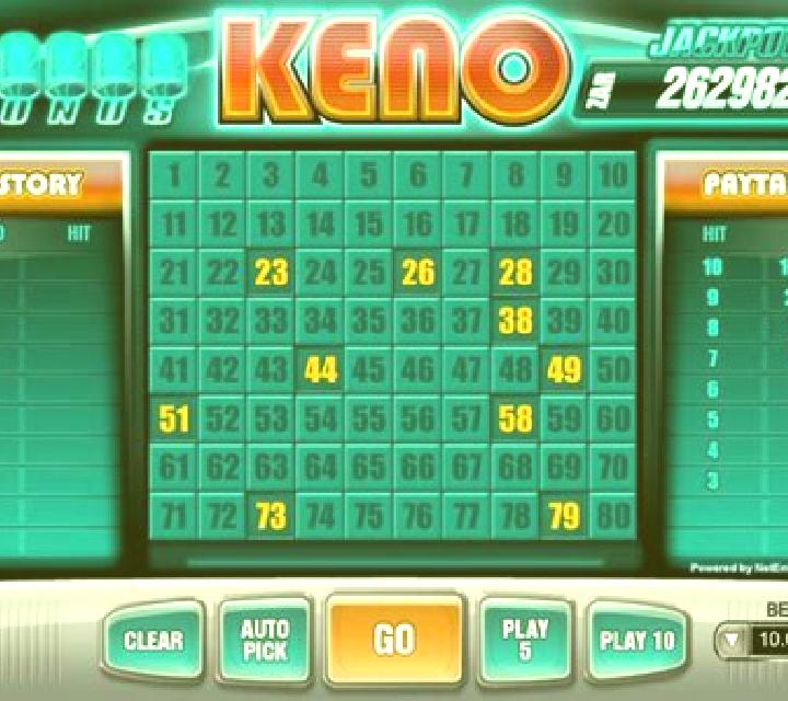 Bonus Keno slot
