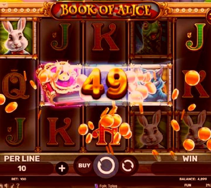 Book of Alice slot game