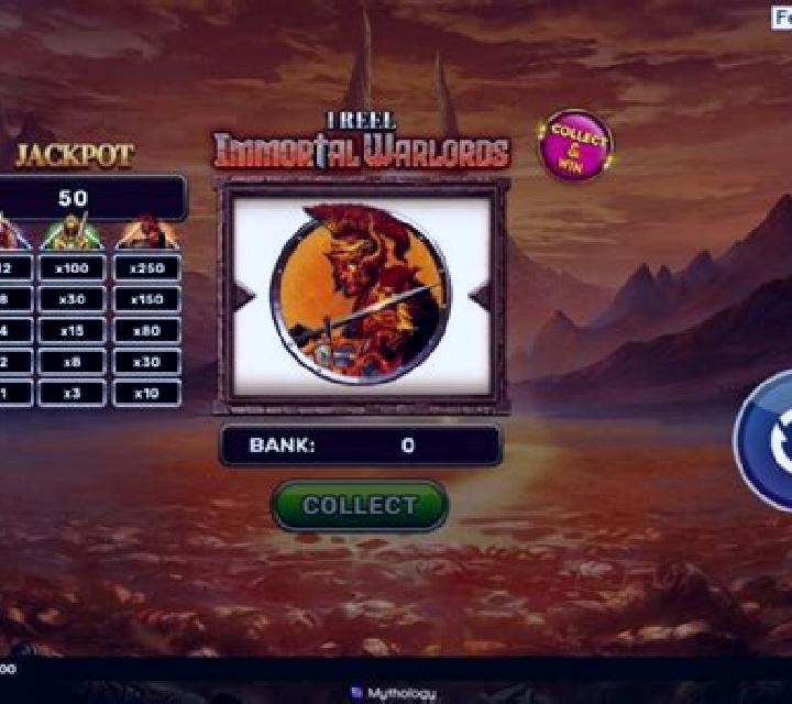 Book of Immortal Warlords slot machine