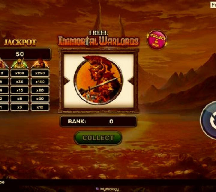 Book of Immortal Warlords slot