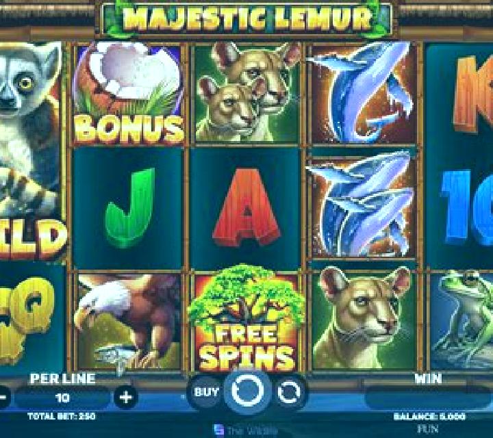 Book of Majestic Lemur slot game