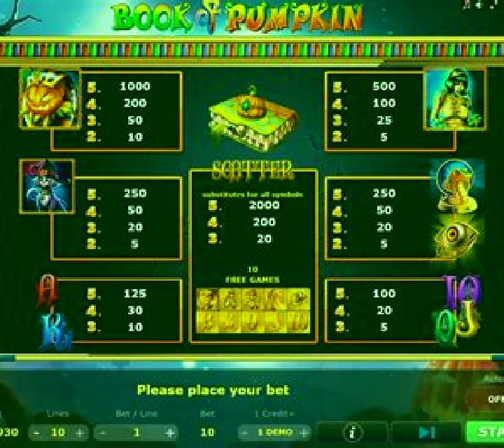 Book of Pumpkin (Five Men Games) slot