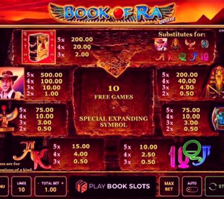 Book of Ra Bingo slot game