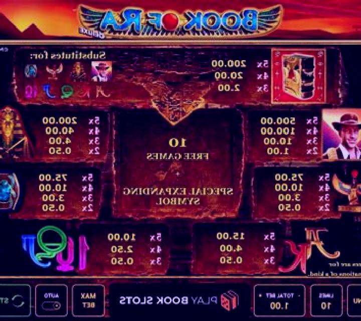 Book Of Ra Deluxe 10 slot game
