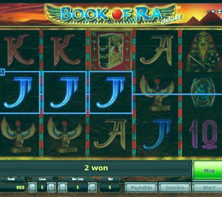 Book of Ra deluxe slot game