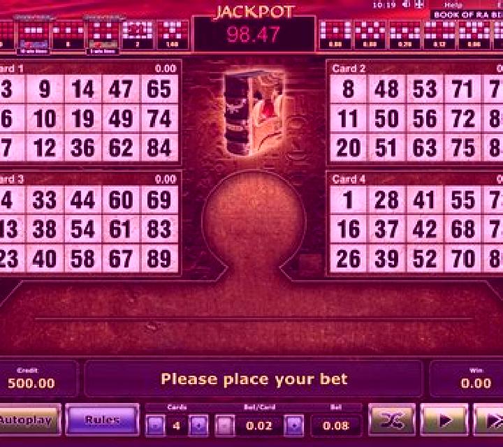 Book of Ra Multi Card Bingo Deluxe slot