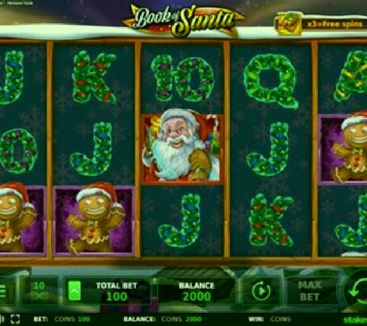 Book of Santa (StakeLogic) slot machine