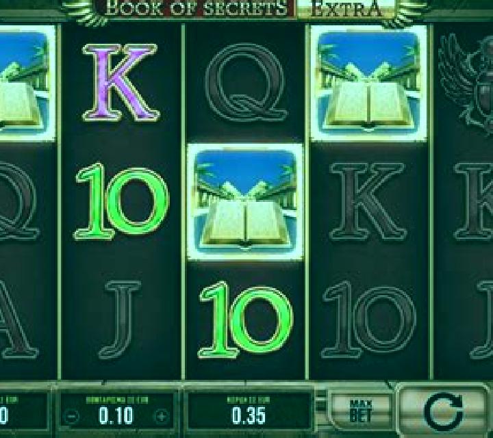 Book of Secrets Extra slot