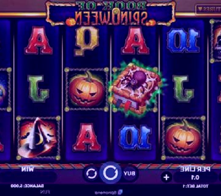 Book of SpinOWeen slot machine