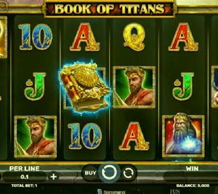 Book of Titans slot game