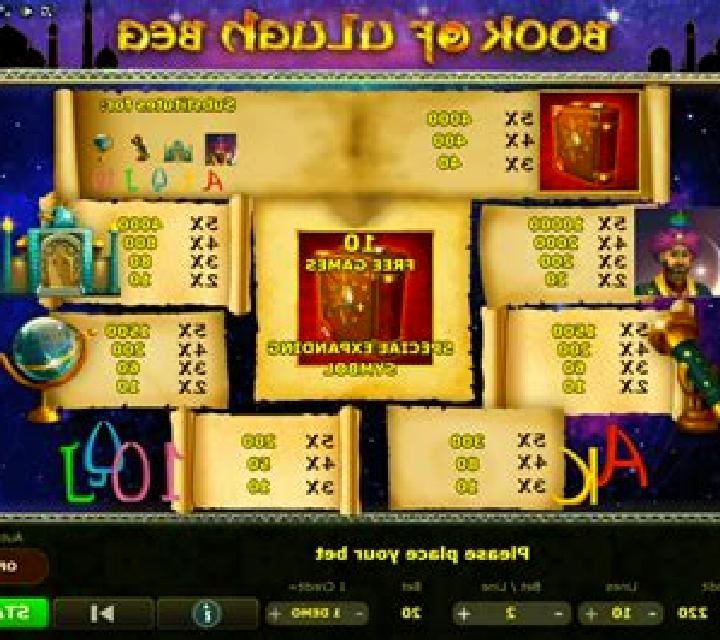 Book of Ulugh Beg slot