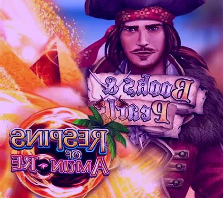 Books and Pearls Respins of Amun-Re slot game