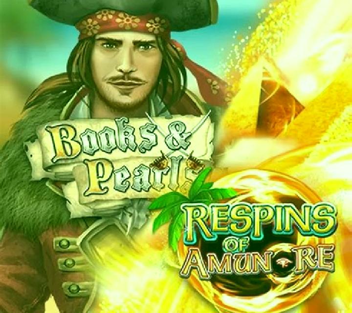 Books and Pearls Respins of Amun-Re slot machine