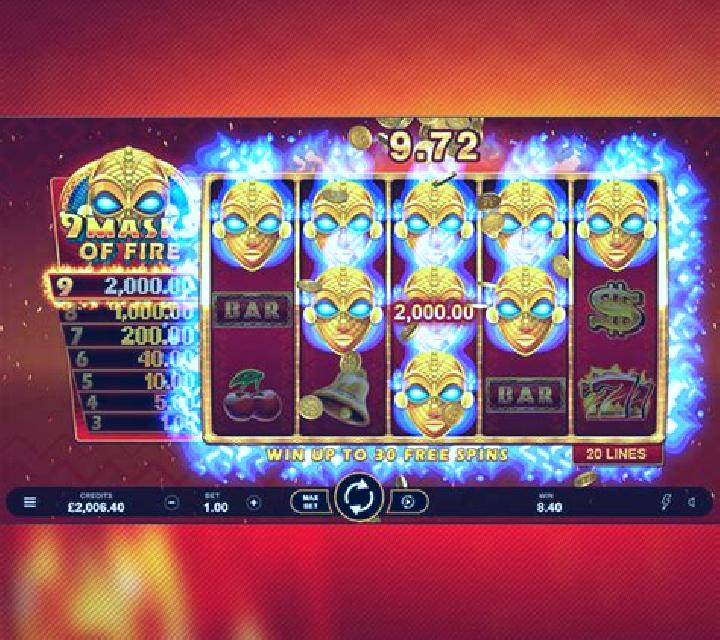 Brazilian Mask Fire online slot