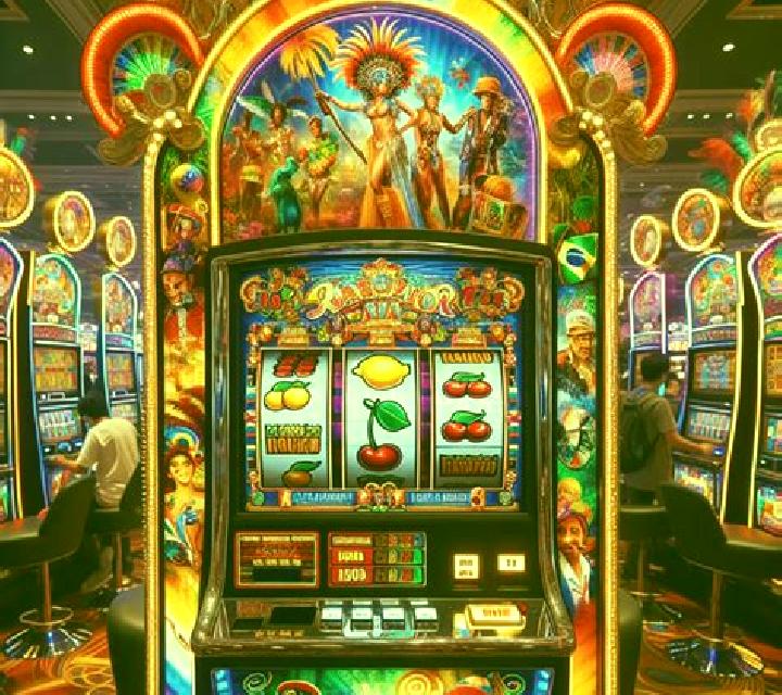 Brazilian Mask Fire slot machine