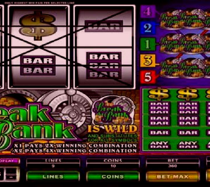 Break da Bank Retro Roller slot machine