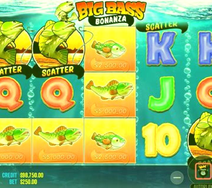 Bucket of Bonus Bass slot machine