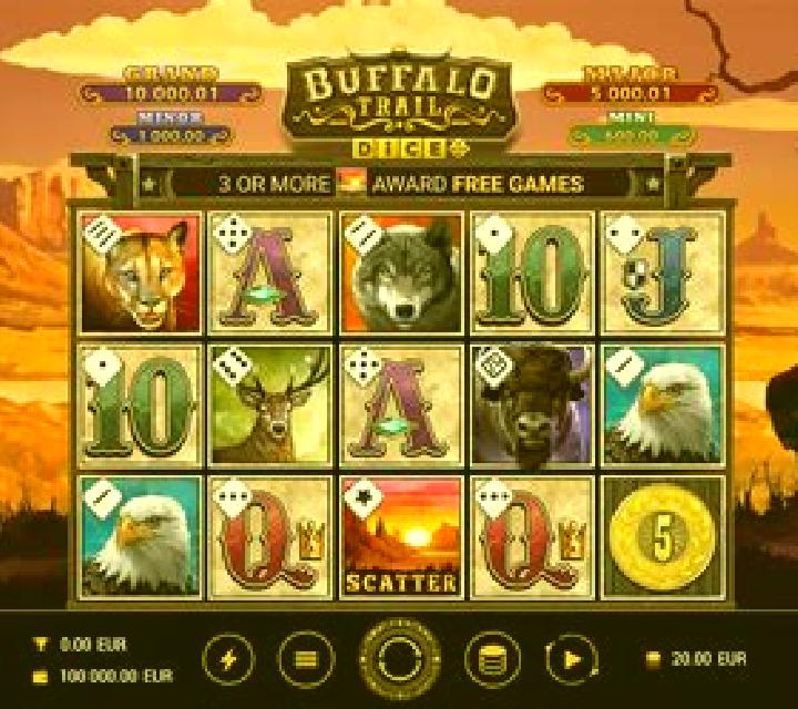 Buffalo Trail Dice slot game