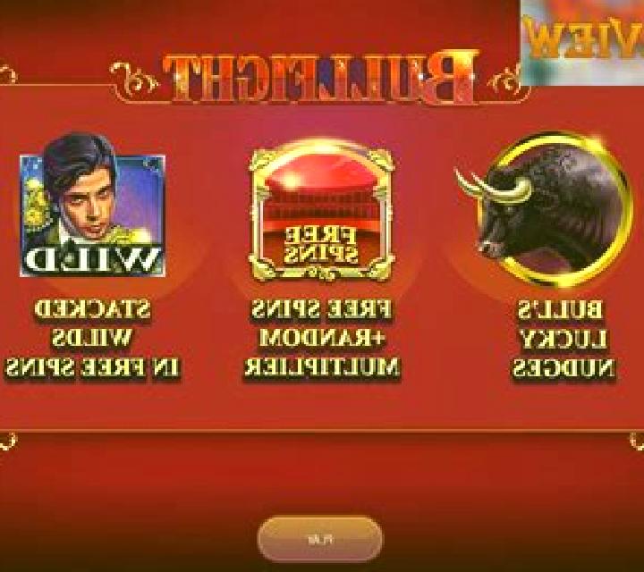 Bullfight slot game