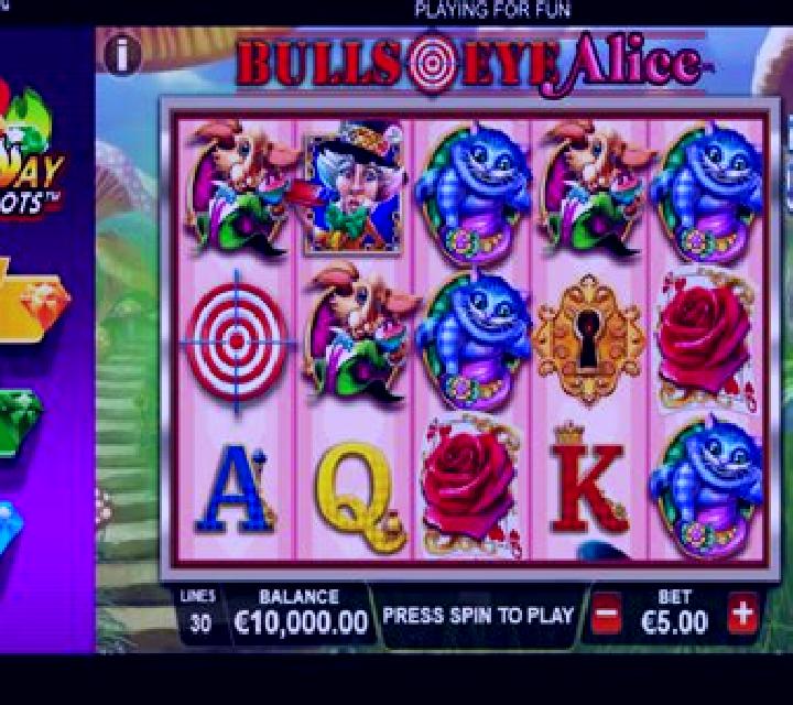 Bullseye Alice slot