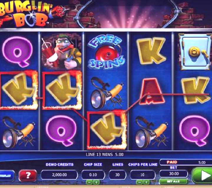 Burglin Bob slot machine