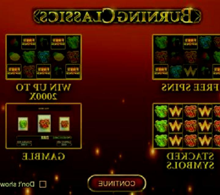 Burning Classics online slot